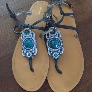 Beaded sandals